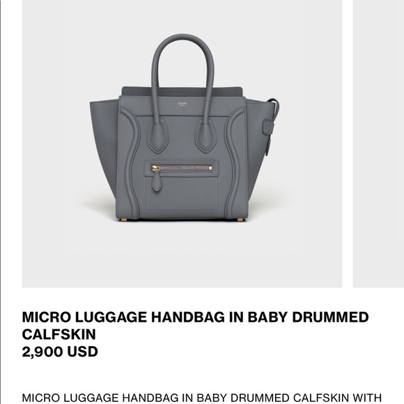 celine micro luggage handbag - Picture 2 of 4